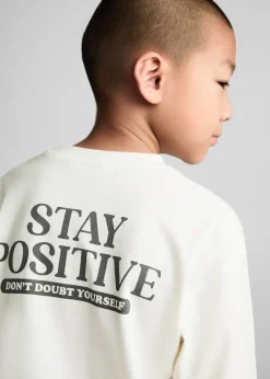 Dzieci MANGO Koszulki*Koszulka z długiem rękawem i nadrukiem