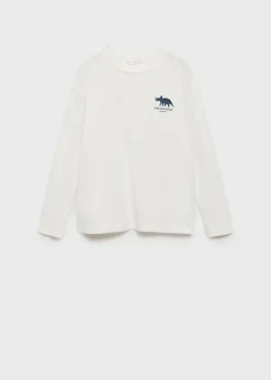 Dzieci MANGO Koszulki*Koszulka z długiem rękawem i nadrukiem