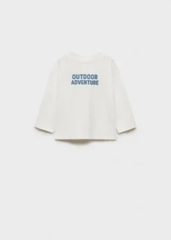 Dzieci MANGO Koszulki*Koszulka z długiem rękawem i nadrukiem