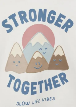 Dzieci MANGO Koszulki*Koszulka z długiem rękawem i nadrukiem