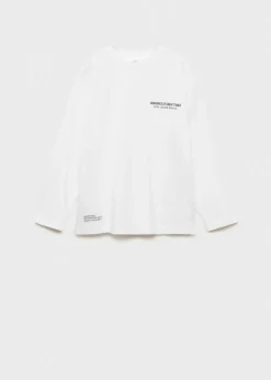 Dzieci MANGO Koszulki*Koszulka z długiem rękawem i nadrukiem
