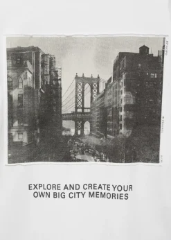 Dzieci MANGO Koszulki*Koszulka z długiem rękawem i nadrukiem