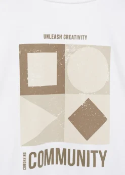 Dzieci MANGO Koszulki*Koszulka z długiem rękawem i nadrukiem