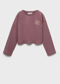 Dzieci MANGO Koszulki I Topy*Koszulka z długiem rękawem i nadrukiem