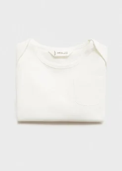 Dzieci MANGO T-shirty I Body*Koszulka z długim rękawem i kieszenią