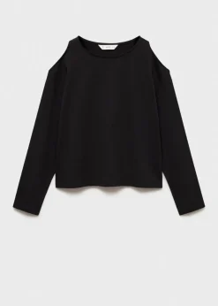 Dzieci MANGO Koszulki I Topy*Koszulka z długim rękawem i rozcięciami