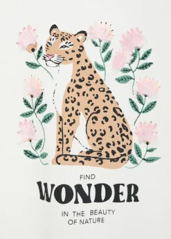 Dzieci MANGO Koszulki I Topy*Koszulka z długim rękawem i nadrukiem pantery