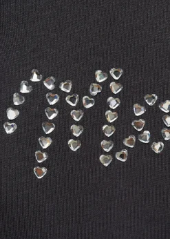 Dzieci MANGO Koszulki I Topy*Koszulka z długim rękawem i strasem