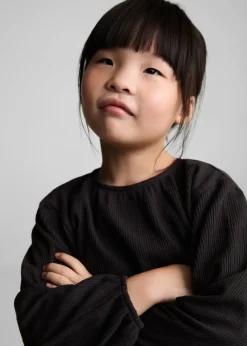 Dzieci MANGO Koszulki*Koszulka z długimi bufiastymi rękawami