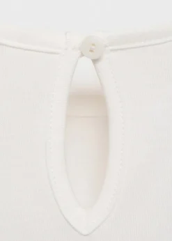 Dzieci MANGO Koszulki*Koszulka z długimi rękawami i falbankami