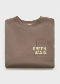 Dzieci MANGO Koszulki*Koszulka z długimi rękawami i haftem