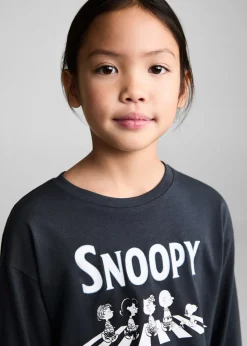 Dzieci MANGO Koszulki I Topy*Koszulka z długimi rękawami i nadrukiem Snoopiego