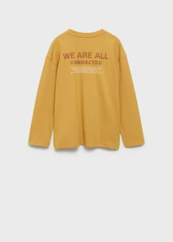 Dzieci MANGO Koszulki*Koszulka z długimi rękawami i aplikacjami