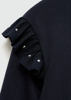 Dzieci MANGO Koszulki I Topy*Koszulka z falbanami i ćwiekami