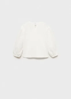 Dzieci MANGO Koszulki*Koszulka z haftem na rękawie