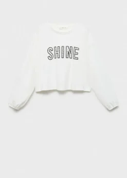 Dzieci MANGO Koszulki I Topy*Koszulka z koralikami