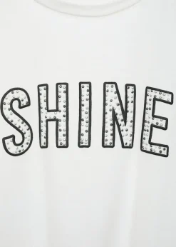 Dzieci MANGO Koszulki I Topy*Koszulka z koralikami