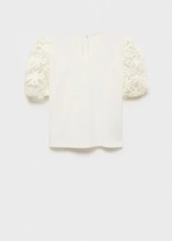 Dzieci MANGO Koszulki I Topy*Koszulka z krótkim rękawem z haftem