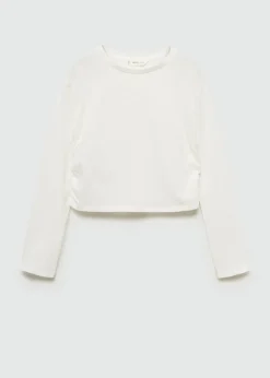 Dzieci MANGO Koszulki I Topy*Koszulka z marszczeniem