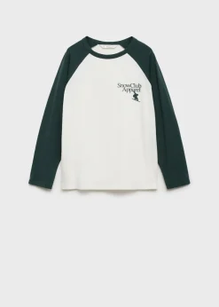 Dzieci MANGO Koszulki*Koszulka z mieszanki bawełny