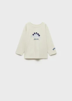 Dzieci MANGO Koszulki*Koszulka z nadrukiem dinozaura