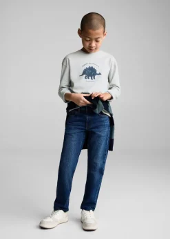 Dzieci MANGO Koszulki*Koszulka z nadrukiem dinozaura