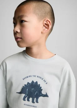 Dzieci MANGO Koszulki*Koszulka z nadrukiem dinozaura