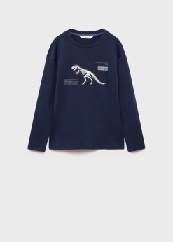 Dzieci MANGO Koszulki*Koszulka z nadrukiem dinozaura