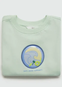 Dzieci MANGO Koszulki*Koszulka z nadrukiem i zdobieniem