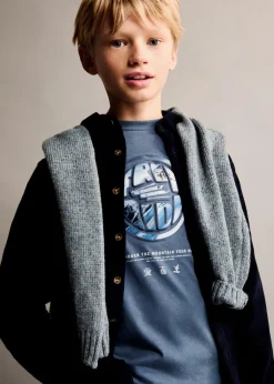 Dzieci MANGO Koszulki*Koszulka z nadrukiem i zdobieniami