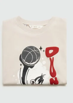 Dzieci MANGO Koszulki*Koszulka z nadrukiem Looney Tunes