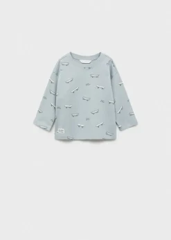 Dzieci MANGO Koszulki*Koszulka z nadrukiem skater