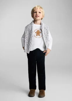 Dzieci MANGO Koszulki*Koszulka z nadrukiem świątecznym