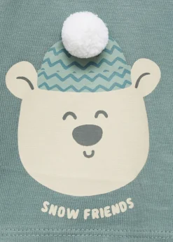 Dzieci MANGO Koszulki*Koszulka z nadrukiem świątecznym