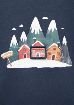 Dzieci MANGO Koszulki*Koszulka z nadrukiem świątecznym