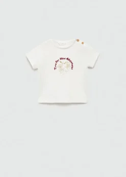 Dzieci MANGO T-shirty I Body*Koszulka z ozdobnymi łatami