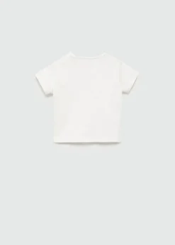 Dzieci MANGO T-shirty I Body*Koszulka z ozdobnymi łatami