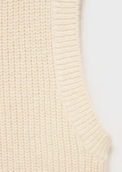 MANGO Swetry I Kardigany|Topy*Koszulka z prążkowanej mieszanki wełny