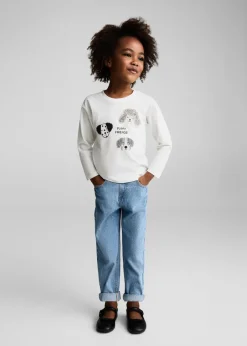 Dzieci MANGO Koszulki*Koszulka z ruchomym nadrukiem