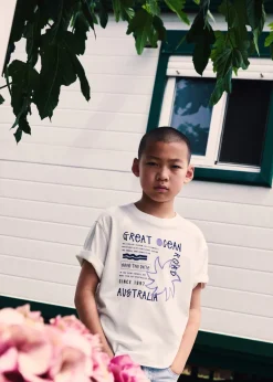 Dzieci MANGO Koszulki*Koszulka z surferskim nadrukiem