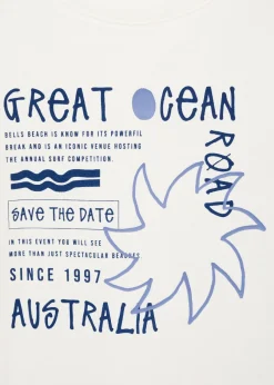 Dzieci MANGO Koszulki*Koszulka z surferskim nadrukiem