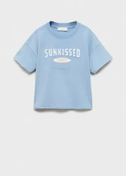 Dzieci MANGO Koszulki I Topy*Koszulka z surferskim nadrukiem