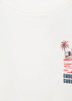 Dzieci MANGO Koszulki*Koszulka z surferskim nadrukiem