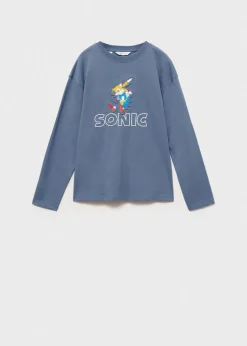 Dzieci MANGO Koszulki*Koszulka z wypukłym motywem Sonic