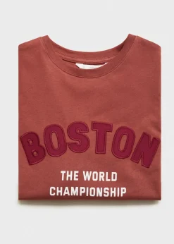 Dzieci MANGO Koszulki*Koszulka z wzorzystym detalem