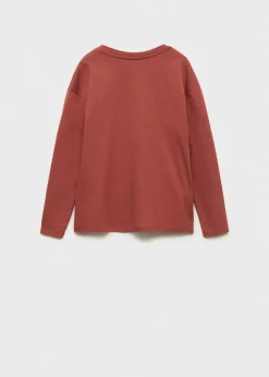 Dzieci MANGO Koszulki*Koszulka z wzorzystym detalem