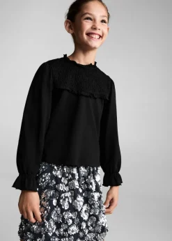 Dzieci MANGO Koszulki I Topy*Koszulka z z marszczeniem