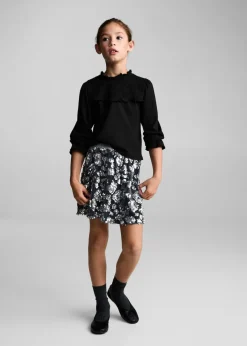 Dzieci MANGO Koszulki I Topy*Koszulka z z marszczeniem