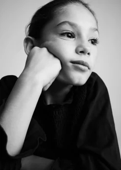 Dzieci MANGO Koszulki I Topy*Koszulka z z marszczeniem