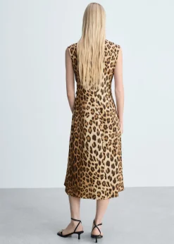 MANGO Sukienki I Kombinezony*Koszulowa sukienka w cętki